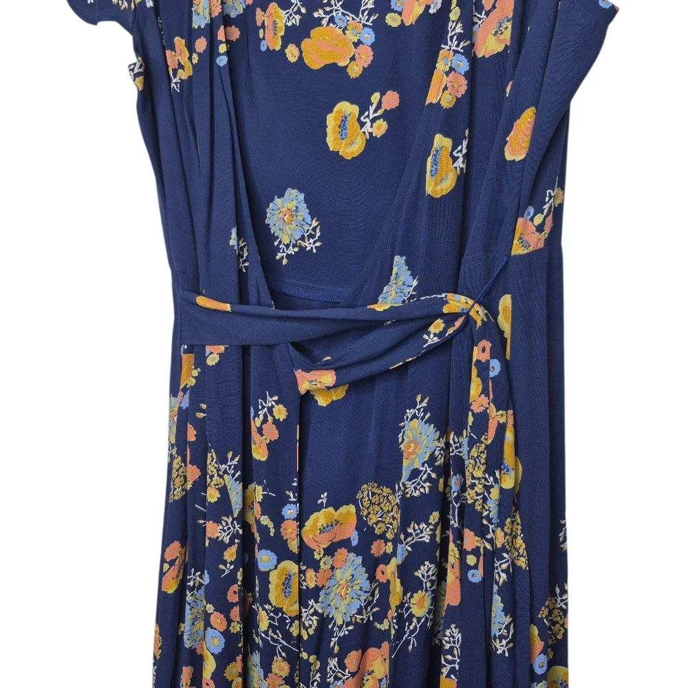Free‎ People Jess Wrap Floral Maxi Dress Size Small